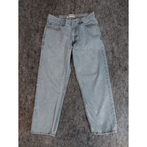 Vtg Levis Jeans Mens 34x27* Blue 550 Light Wash Relaxed Fit Y2K Skater Baggy